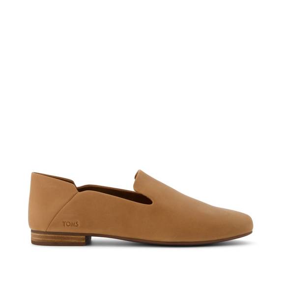NEW TOMS women's lara flat sandal in brown - Picture 1 of 5
